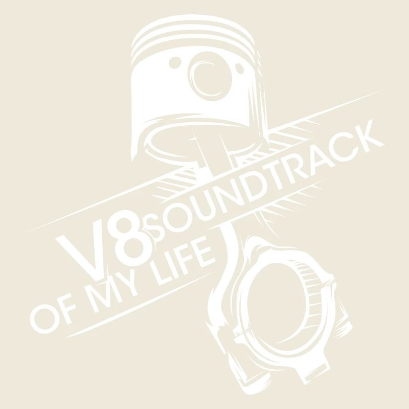 V8 Piston Soundtrack Engine Musclecar Big Block