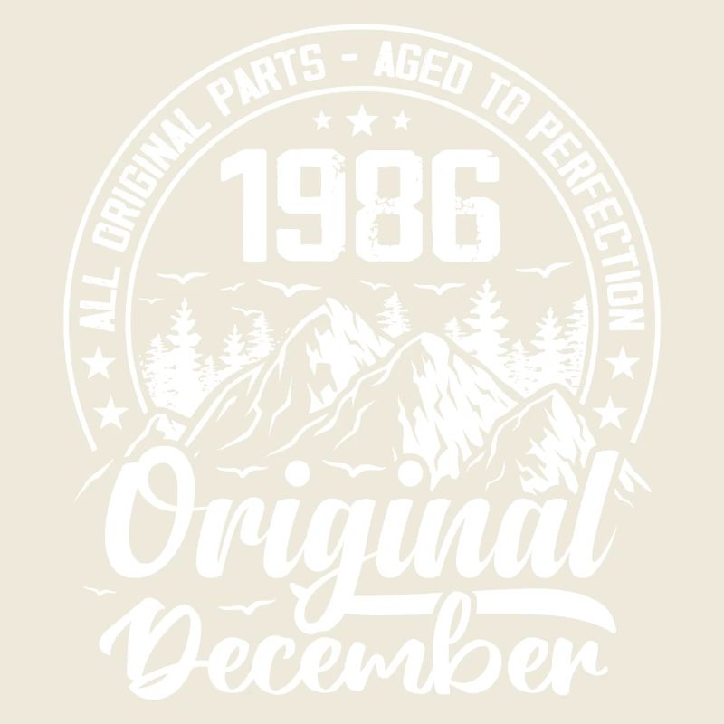 December 1986 Original 38 Years Anniversary Gift