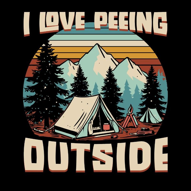 I love outdoors doing camping nature mountains