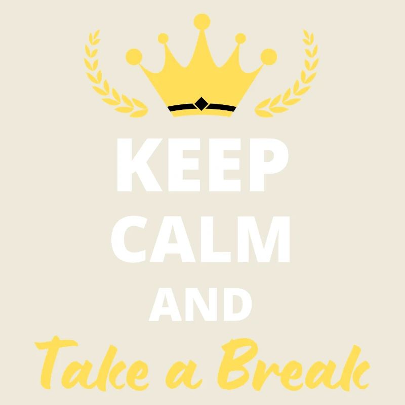 Bewahren Sie Ruhe und machen Sie eine Pause