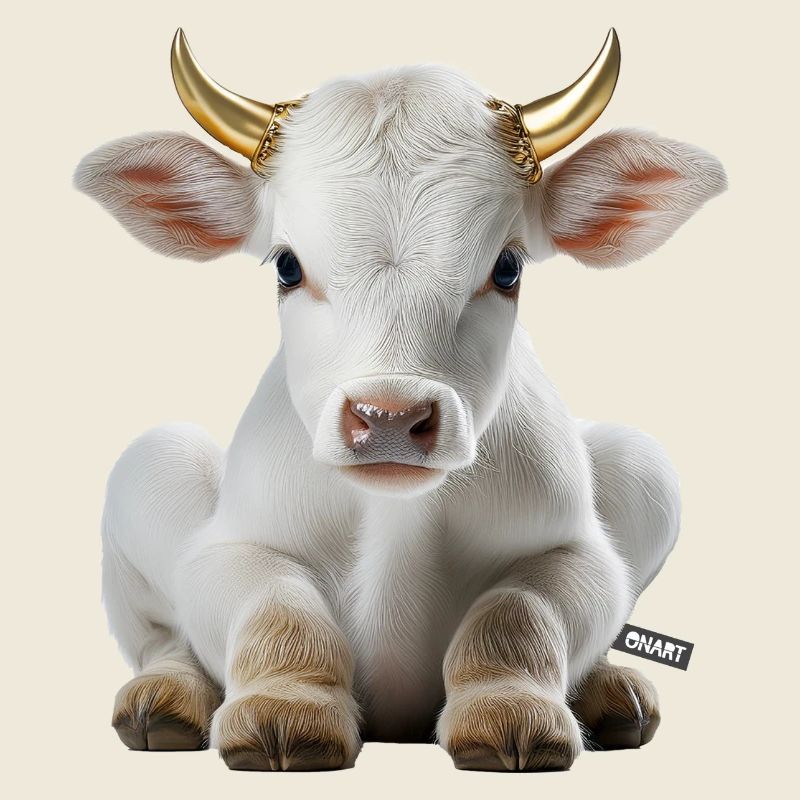 Stier weiß