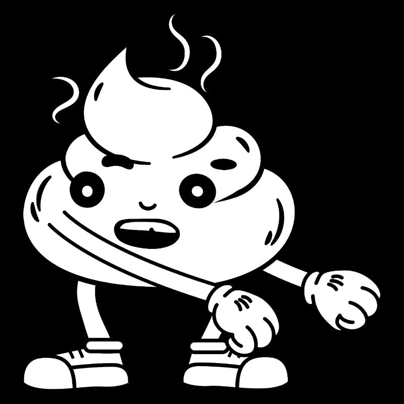 Funny poop pile dancing