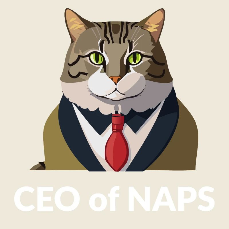 Geschäftsmann Katze mit Krawatte