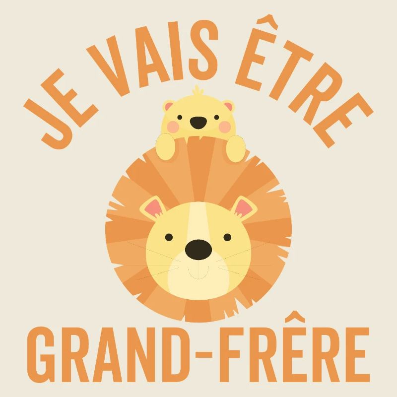 Ich werde ein großer Bruder sein Löwe großer Bruder