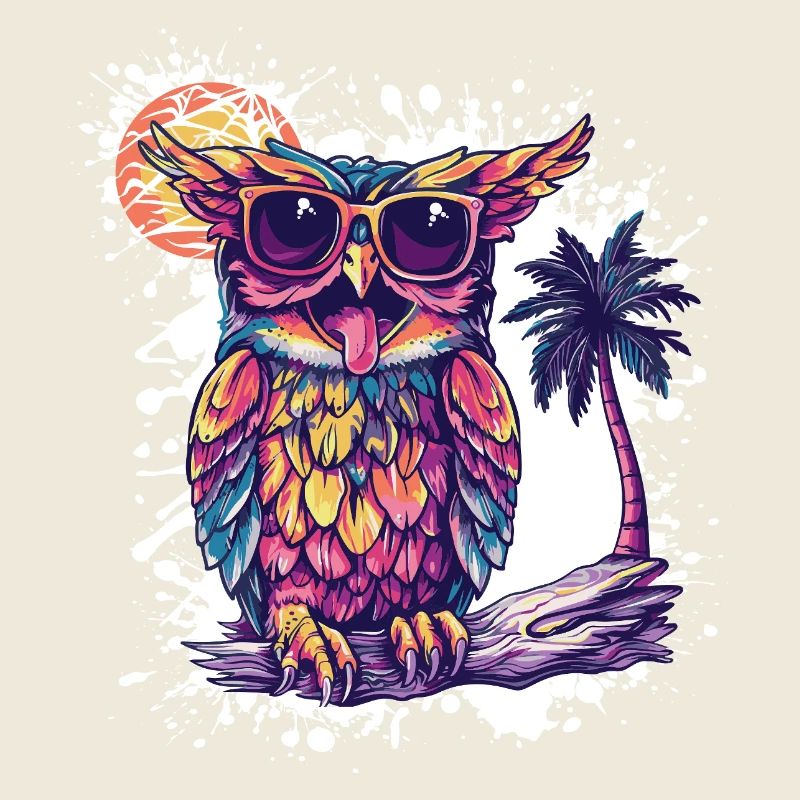 Eule Sommer Urlaub