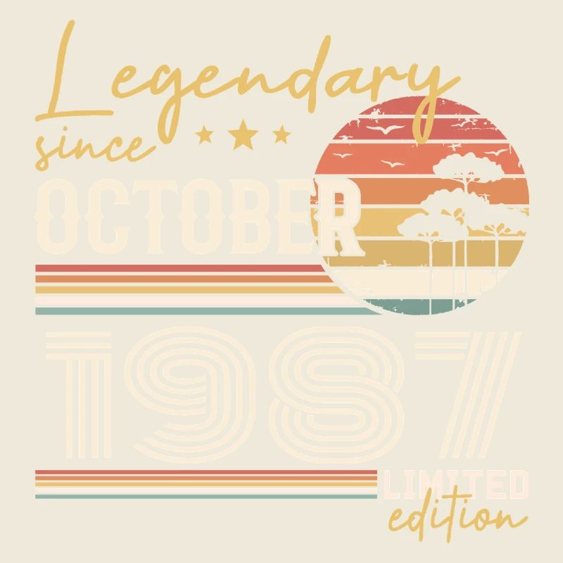 October 1987 Gift - Awesome Since October 1987