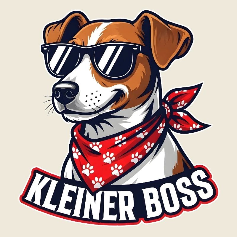 Jack Russell mit Sonnenbrille Motiv