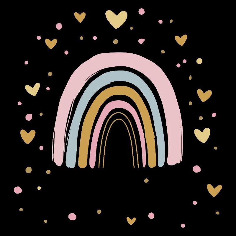 Erster Geburtstag Regenobogen | 1 Jahr alt Mädchen