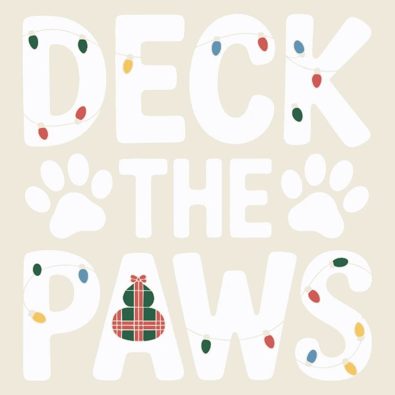 Fête de Noël Deck the Paws