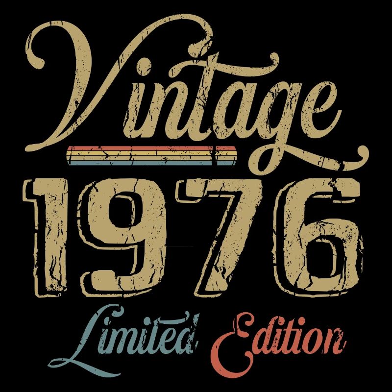 Vintage 1976 Édition limitée Naissance Millésime 1976
