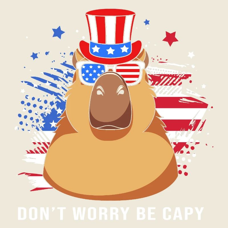 Dont Worry Be Capy Capybara