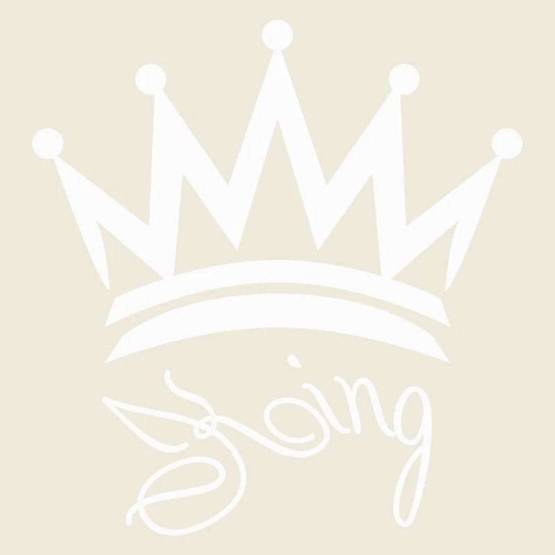 King Valentinstag, Hochzeitstag oder Paar Design