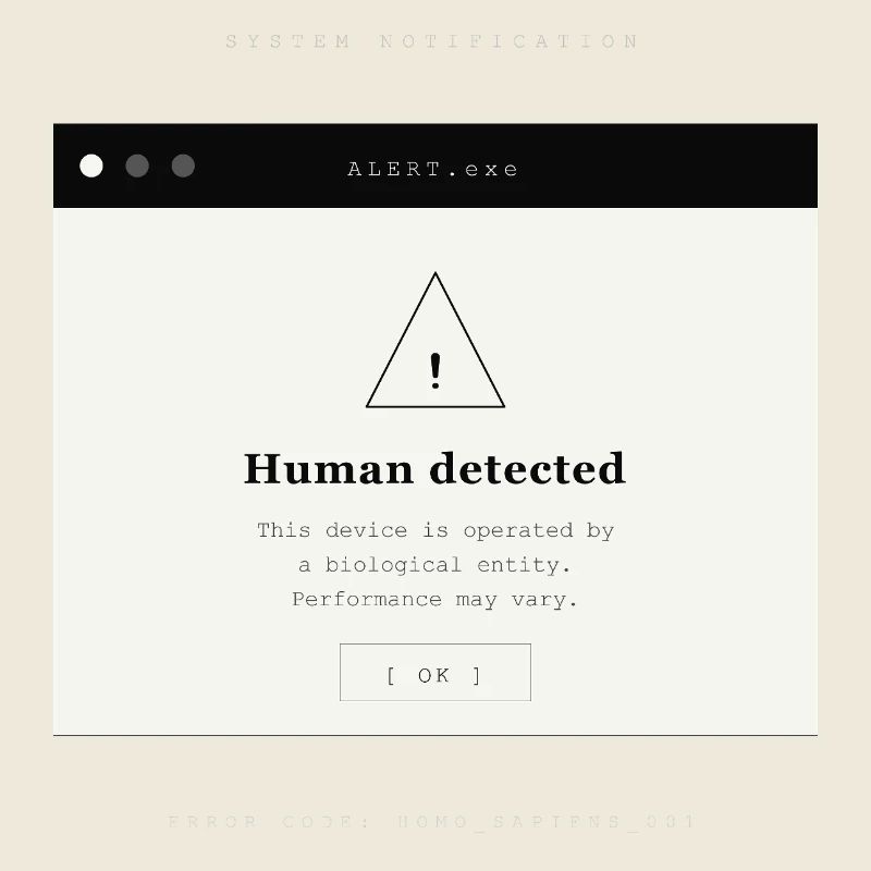 HUMAN DETECTED