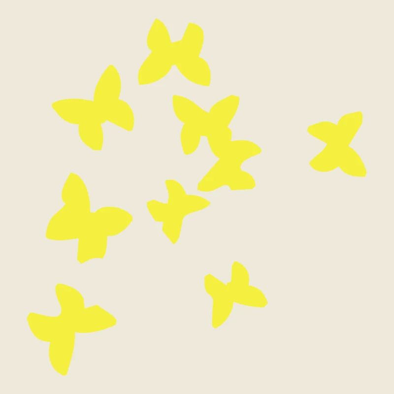 Oiseaux d'été jaune