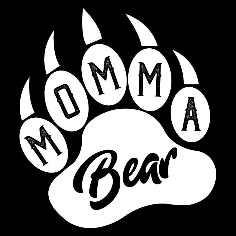 Momma Bear - Mama Bär Familie Muttertag Liebe Tier
