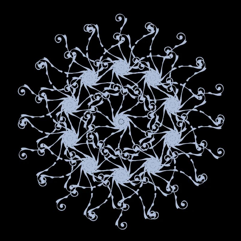 Mandala | Random patterns rotated