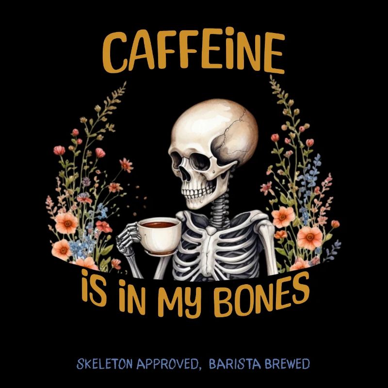 Koffein steckt mir in den Knochen