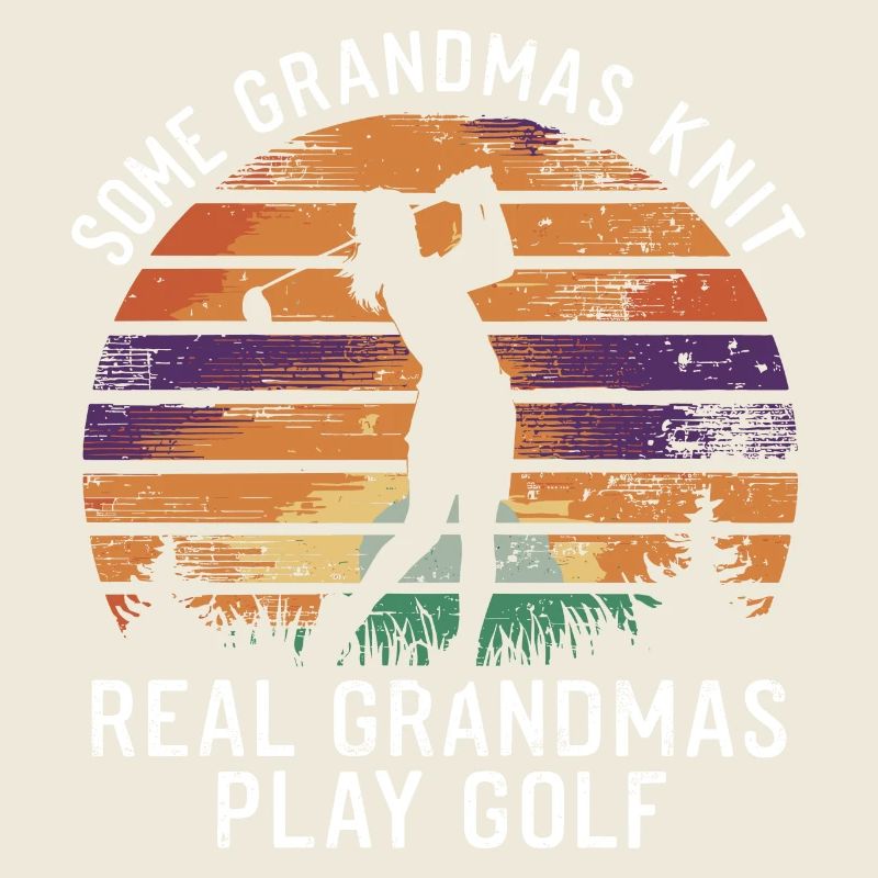 Golfende Großmutter – echte Power!