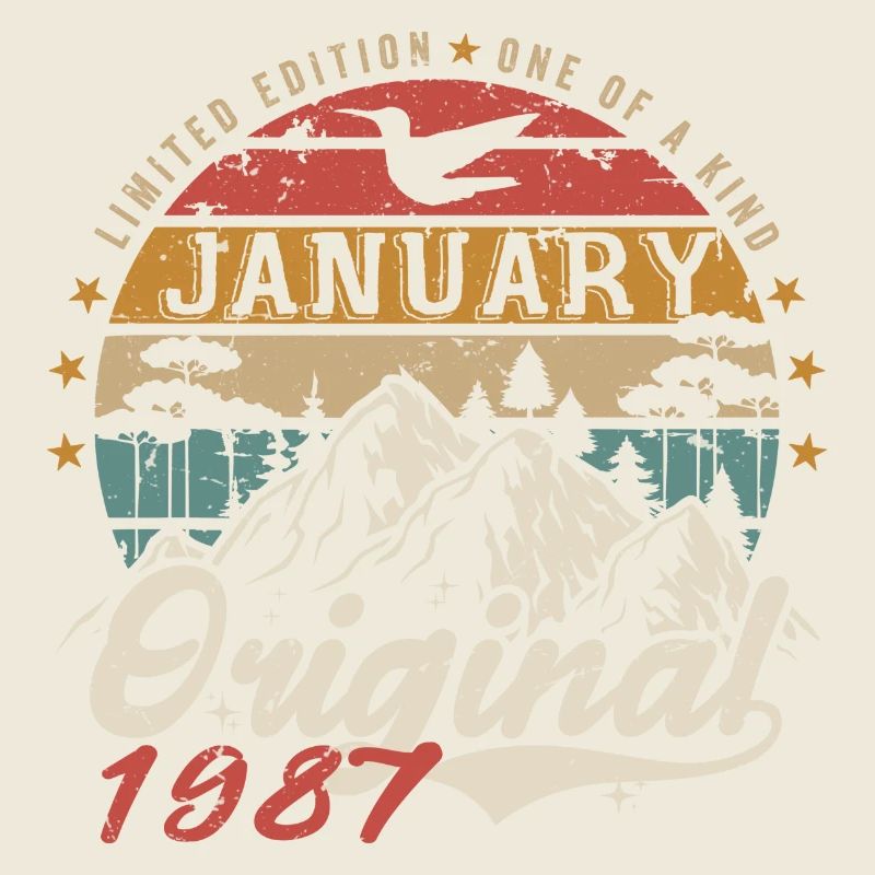 Januar 1987 Geburtstagsgeschenk - Januar 1987