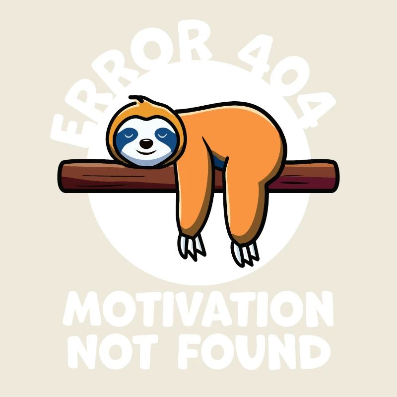 Faultier - Error 404 motivation not found