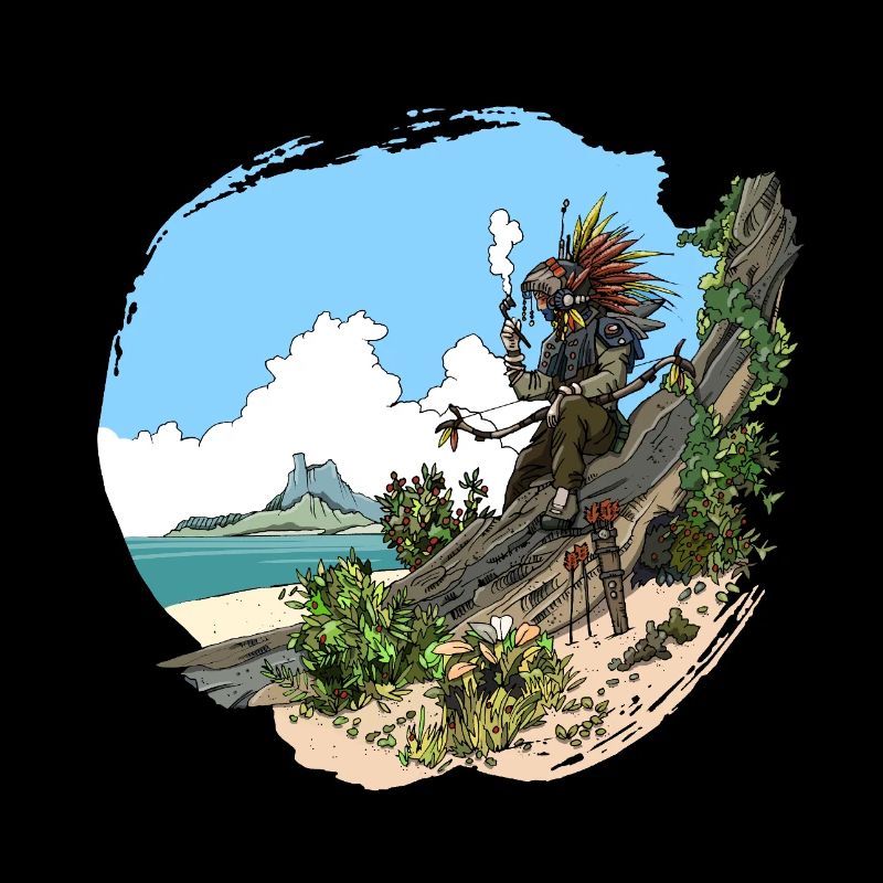 The Indian on the Beach
