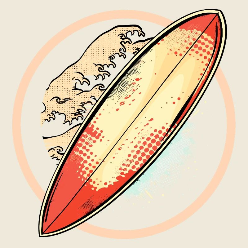 Graphiques de planche de surf