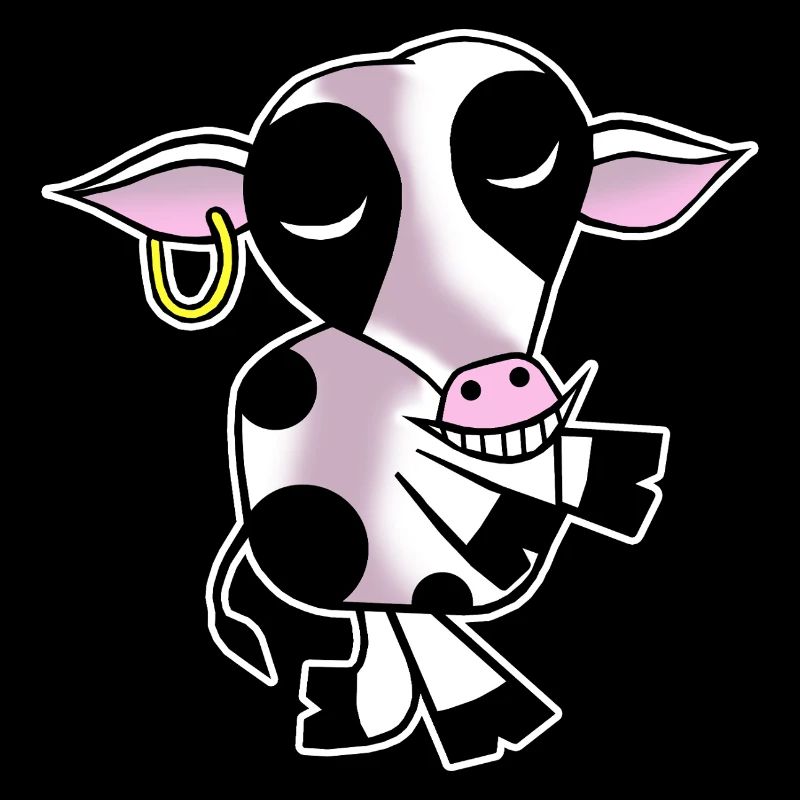 Welcoming cow