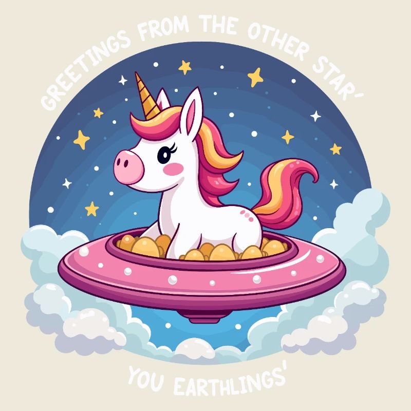 Licorne vue de l’espace