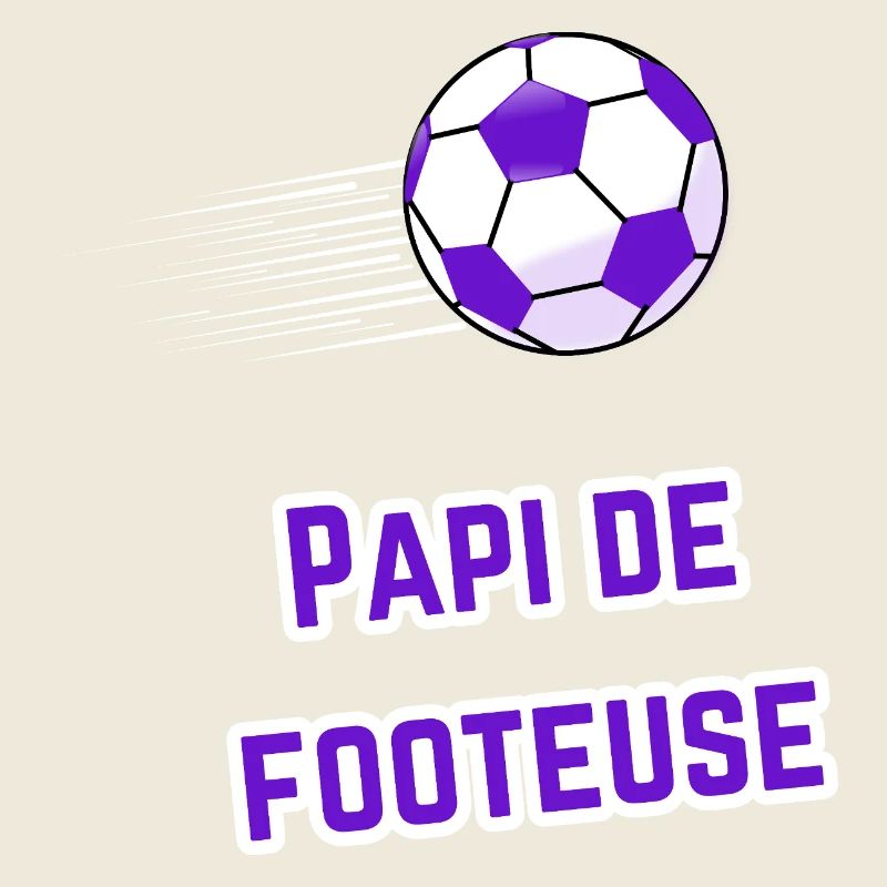 Tee-Shirt Papi Supporter footeuse