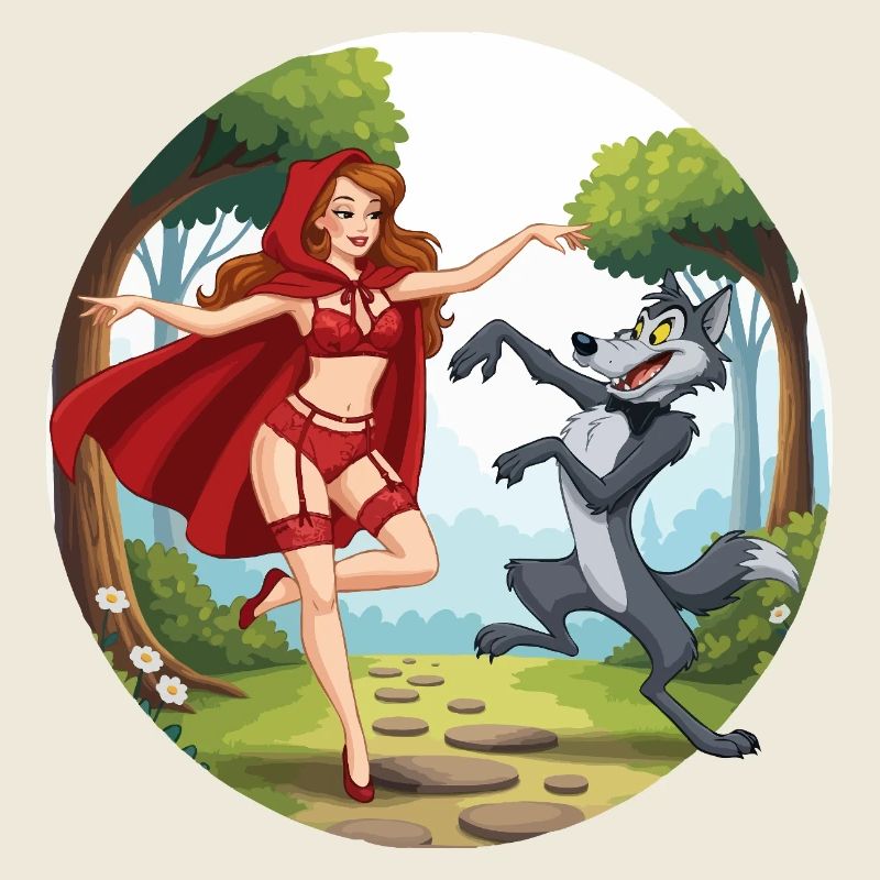 Roodkapje_danst_met_wolf