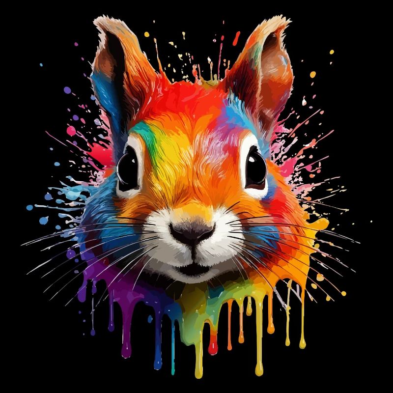 Écureuil coloré