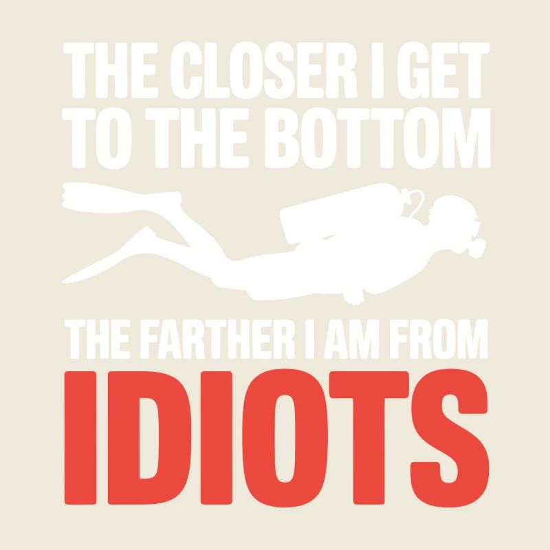 Plongée en bas : Plus proche plus loin des idiots