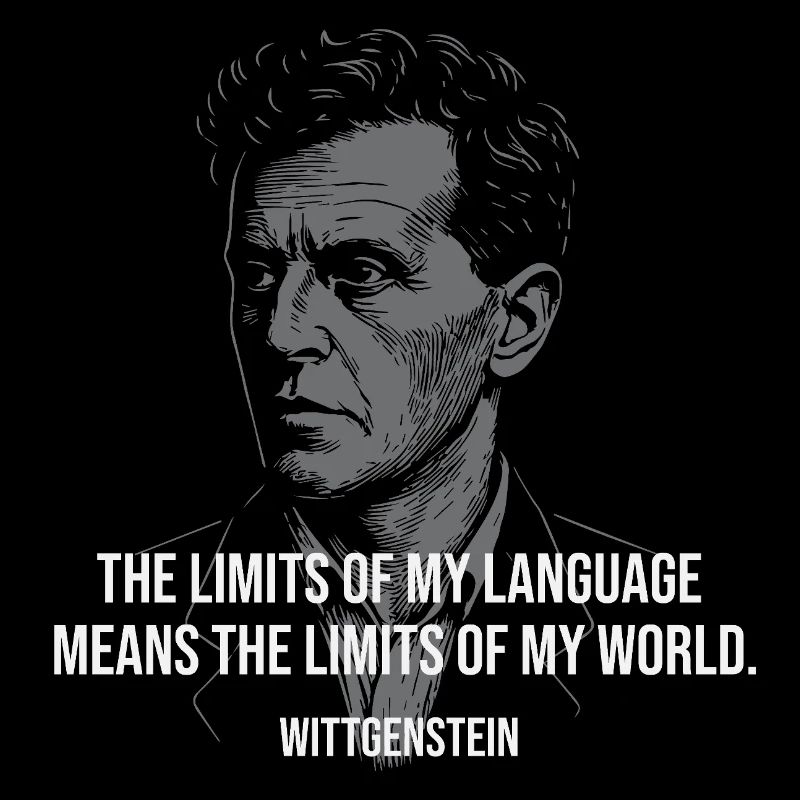 Wittgenstein-Zitat: Language Limits Design