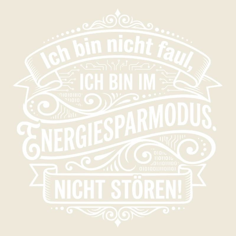 Power Saving Mode Slogan Design