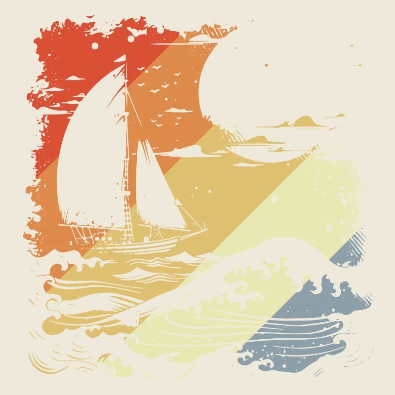 Sailing Vintage Look