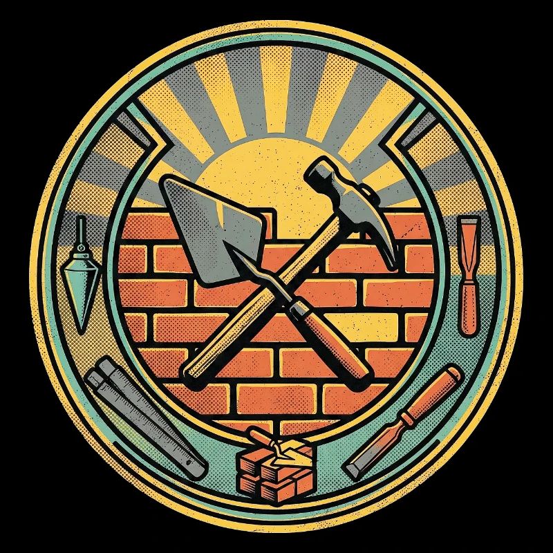 Mauerer Construction Worker Vintage