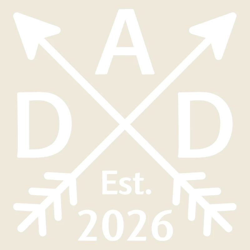 Dad 2026 Geschenk werdender Vater Est 2026