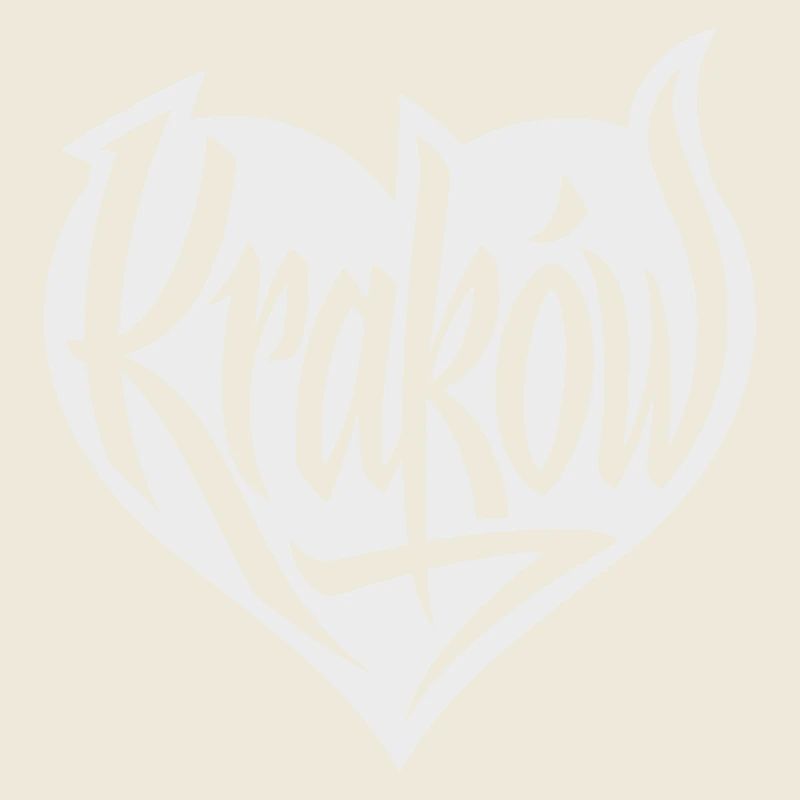 Krakau, Krakow Herz Graffiti