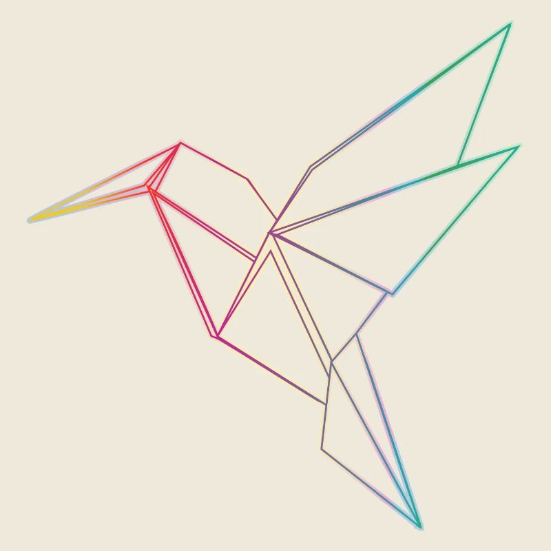 Conception géométrique des lignes de colibri