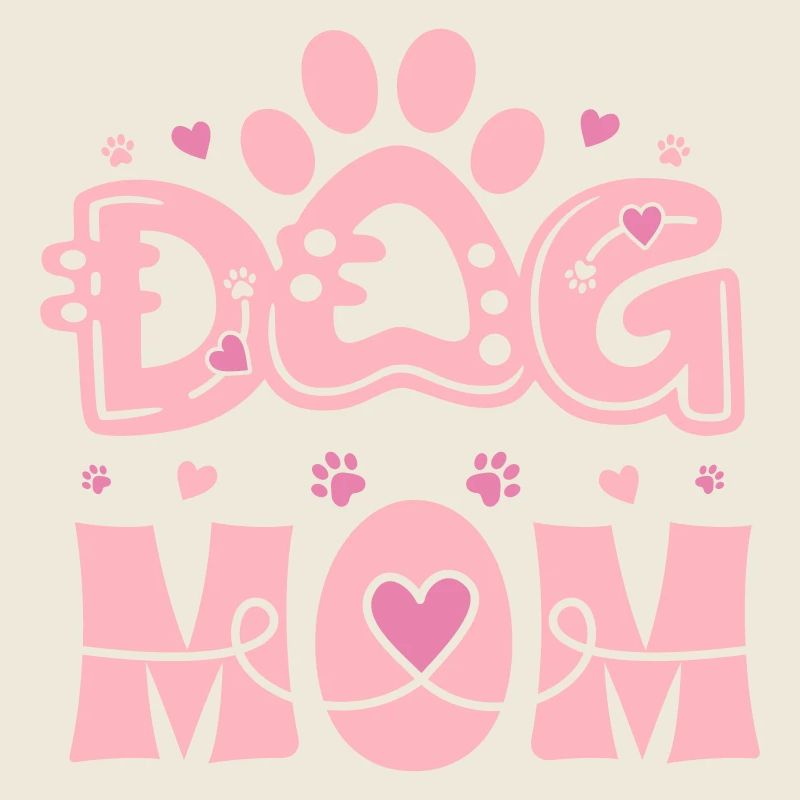 Monogramme Minimal DOG MOM