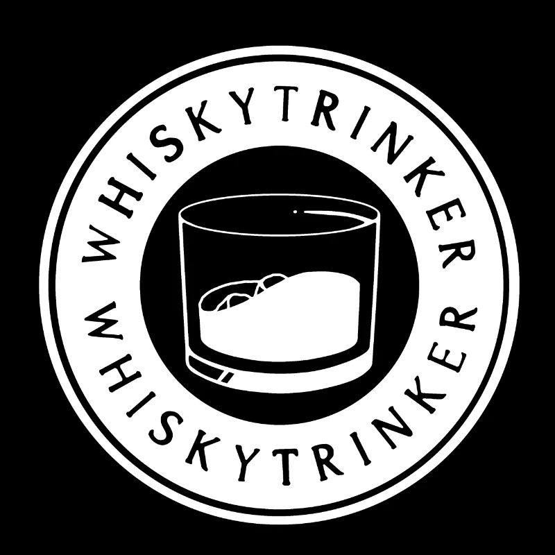 Buveur de whisky - blanc
