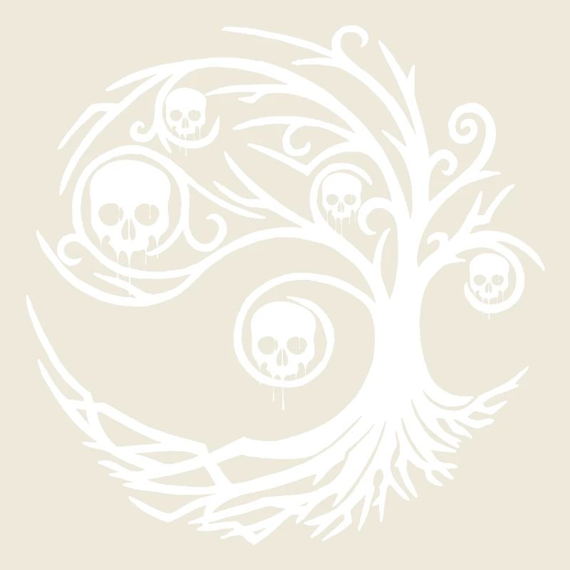 Tree with skulls