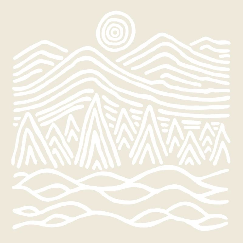 Paysage blanc étrange