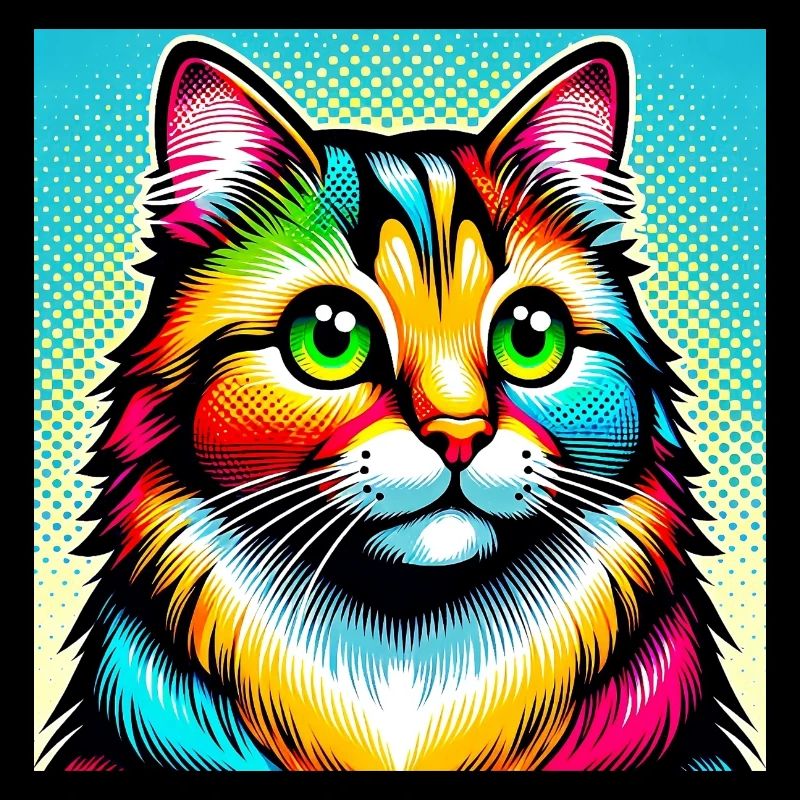 Katze Pop Art