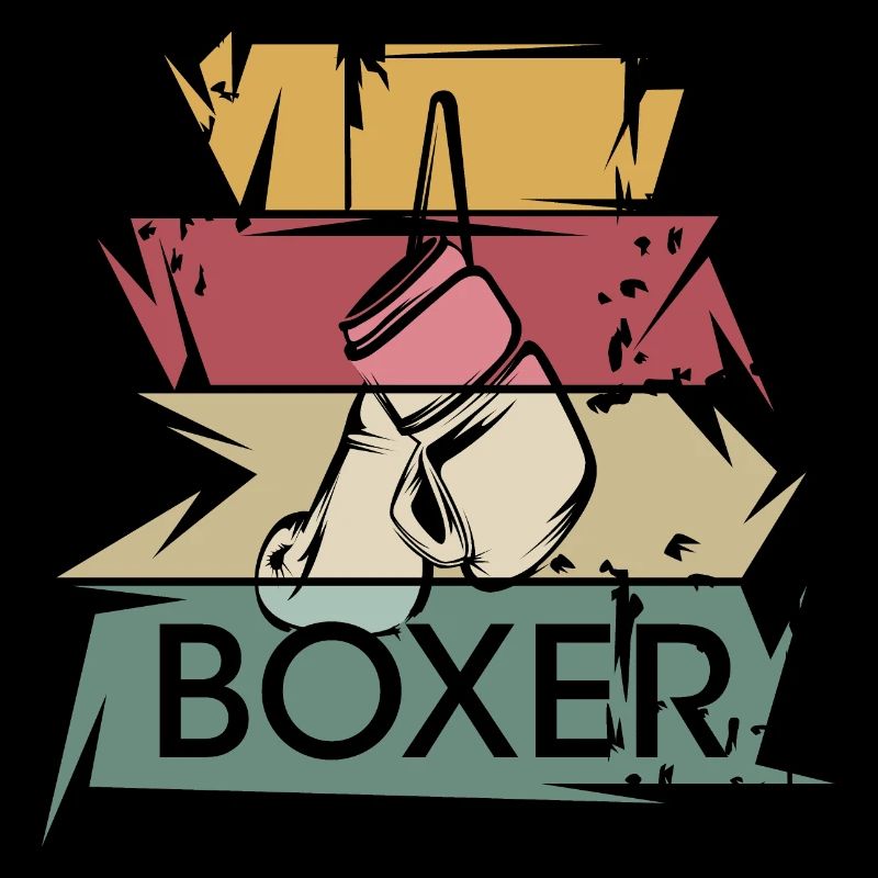 gants de boxe rétro boxeurs icône de boxe vintage