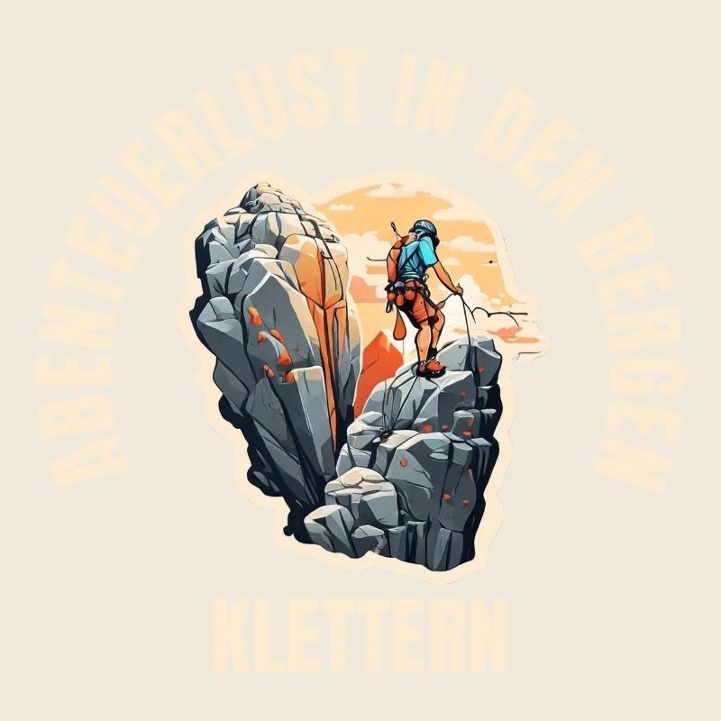Abenteuerlust in den Bergen