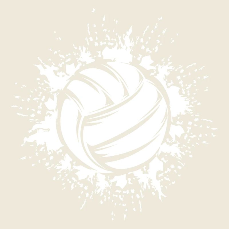 Volleyball Explosion Mannschaft Logo Illustration