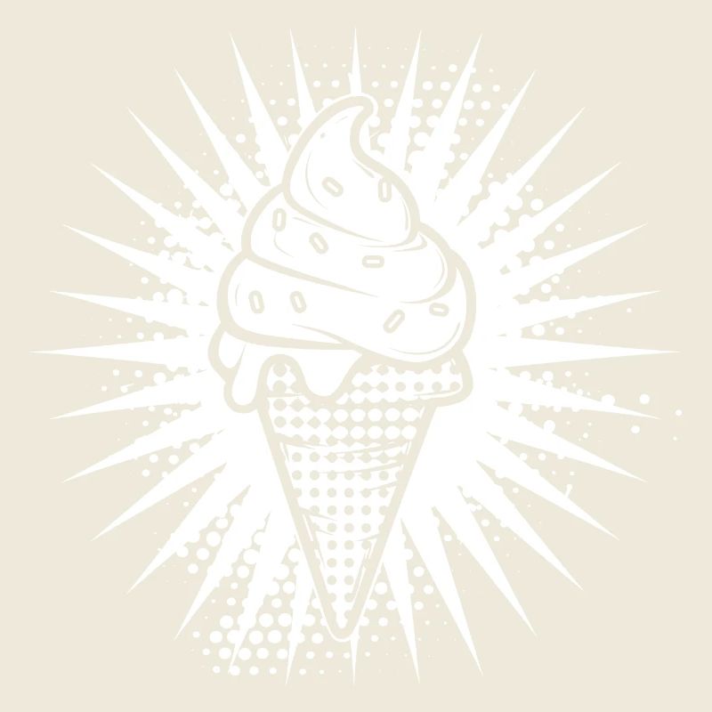 Cornet de crème glacée Dessin