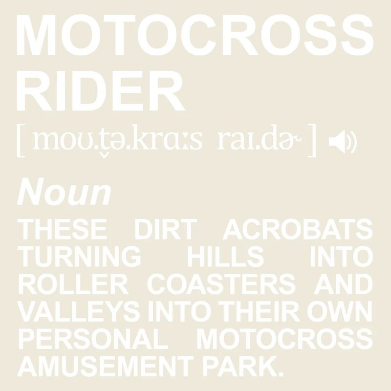Motocrossfahrer Definition