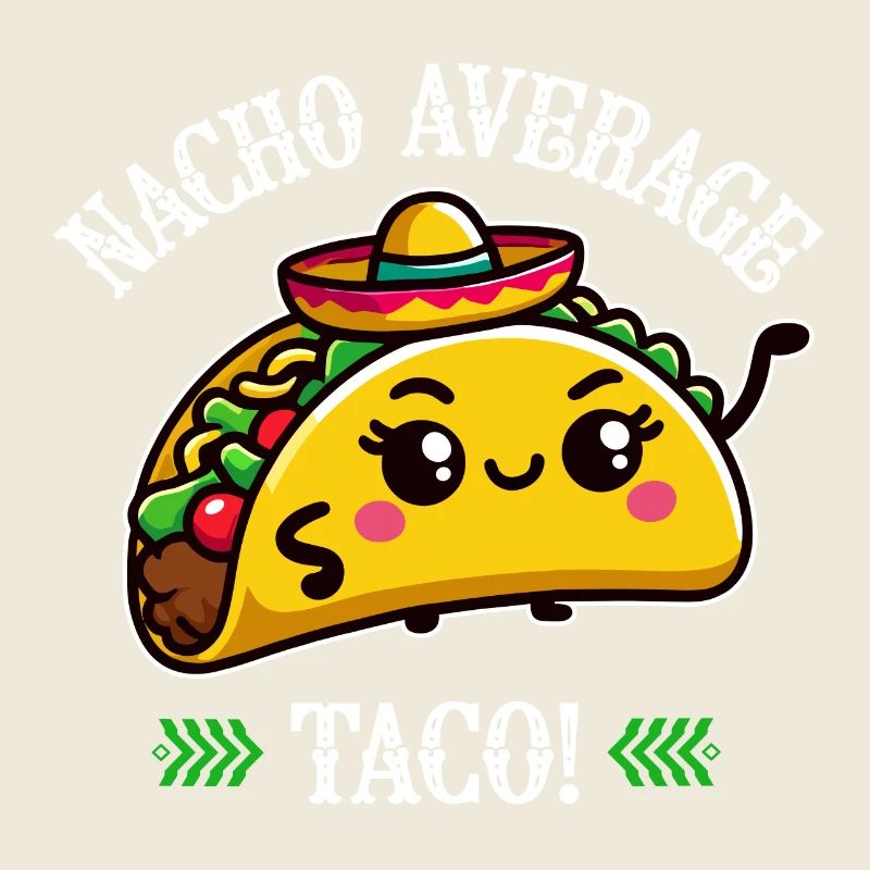 Nacho Average Taco – Fun Taco Design